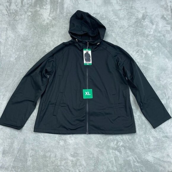 32 Degrees Heat Womens XL Black Full-Zip Hooded Softshell Jacket a1673 - Picture 2 of 10